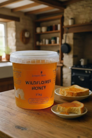 Raw Dorset Honey – 1.5 kg Family Pail of Local Wildflower Honey | Jurassic Bees